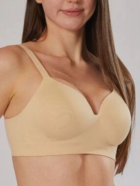 Body & Bra Supportive Comfort Bra Sz XL Beige